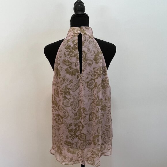 Misa Los Angeles Anka Halter Top in Rose Paisely, Large, NWOT - Picture 3 of 5